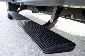 Chevrolet Tahoe Running Boards - AMP Research - PowerStep Automatic Power-Deploying - Black - `00-`06